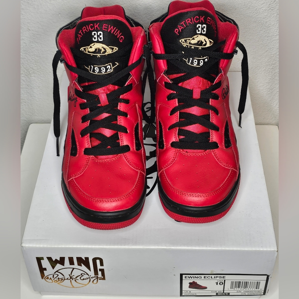 Patrick Ewing “Eclipse” Red/Black Men's Size 10 - image 2